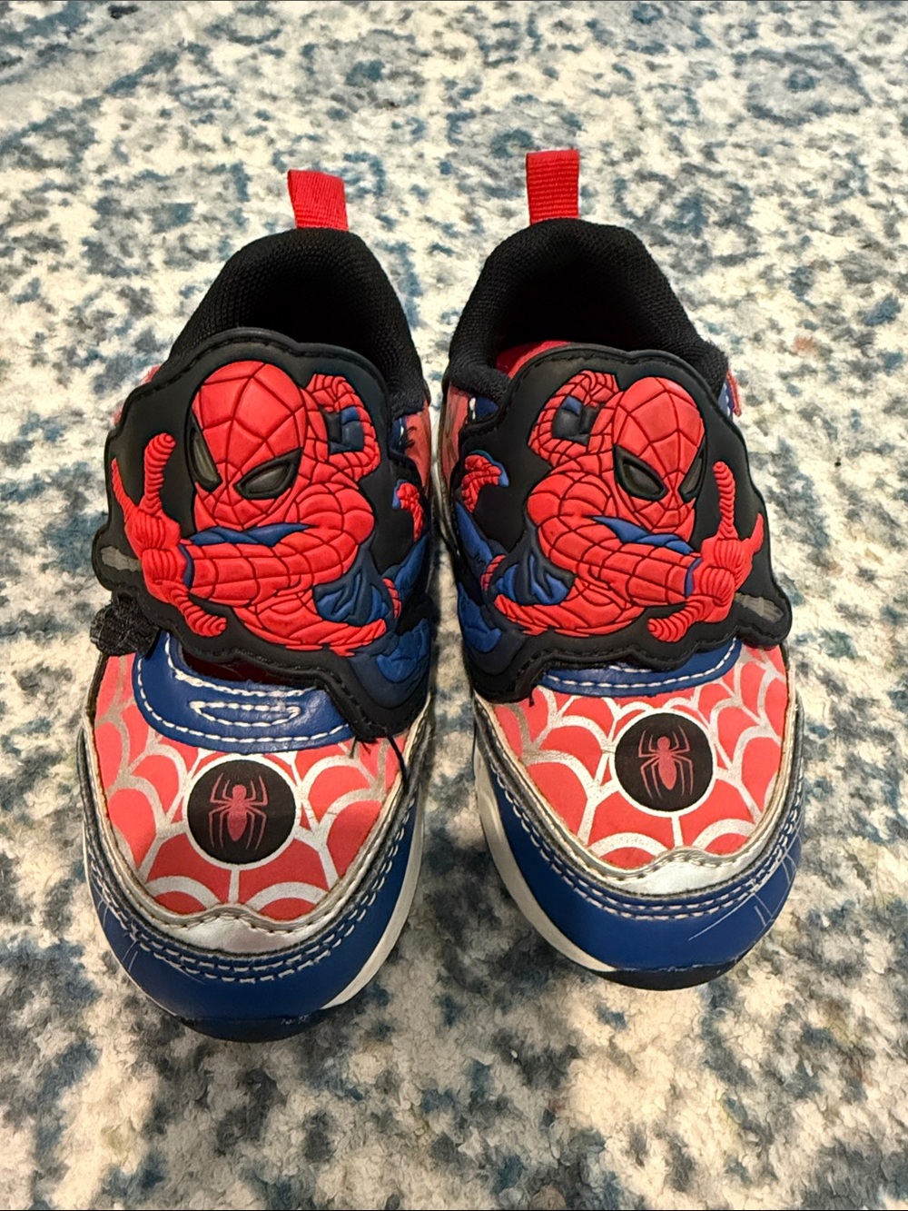 Marvel Red and Blue Spider-Man Kids Light-Up Sneakers